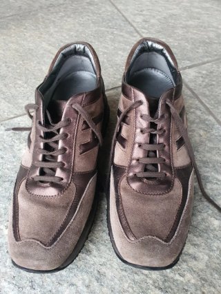 Scarpe Hogan tortora e marrone