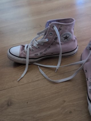 Zapatillas Converse Altas Rosa