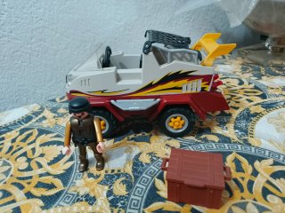 Coche Anfibio Playmobil con Motor
