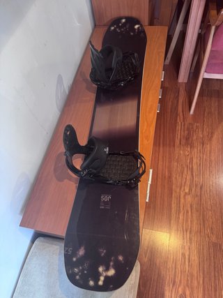 Tabla de Snowboard Dreamscape y fijaciones Salomon