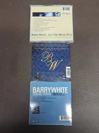 Lote 3 CDs Barry White: Can't Get Enough, Let The