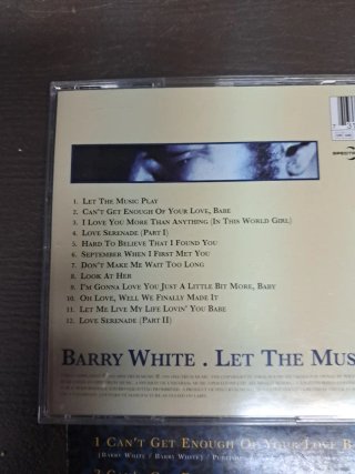 Lote 3 CDs Barry White: Can't Get Enough, Let The