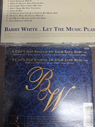 Lote 3 CDs Barry White: Can't Get Enough, Let The