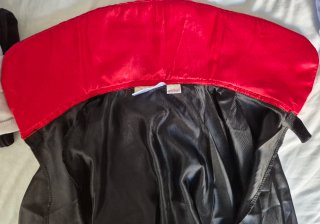 Disfraz Vampiro Negro y Rojo talla 8-10
