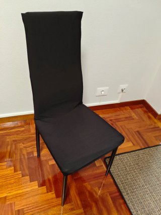 Fundas para Silla Negras 7 unidades