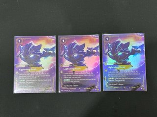 Carta Riftbound Lightning Rush 3x