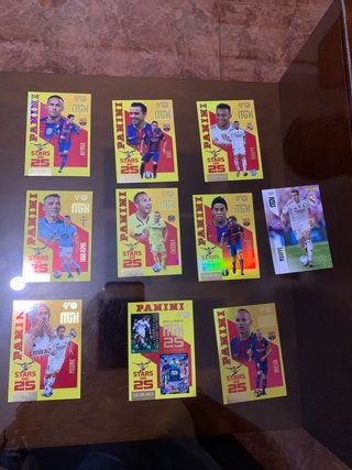 Lote de 9 Cartas Panini MGK Stars on 25