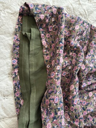Falda pantalón floral Brotes