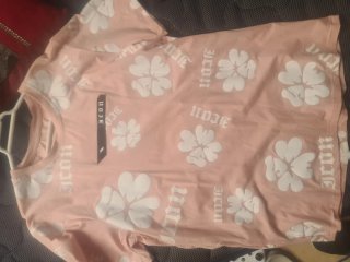 Camiseta Denim Tears Rosada Talla L
