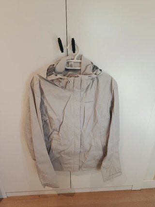 Chubasquero Quechua Mujer Talla M Beige