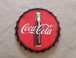 Cartel Coca-Cola Metálico