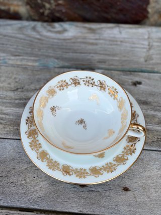 Taza de té de porcelana Limoges
