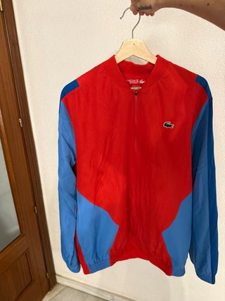Chándal Lacoste Sport Roja y Azul regular fit