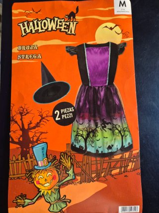 Disfraz Bruja Halloween T. 7-10