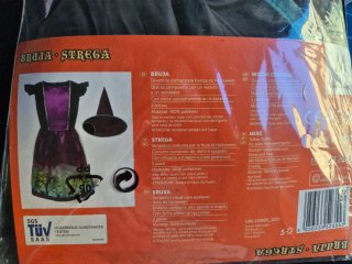 Disfraz Bruja Halloween T. 7-10