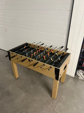 Futbolín de madera Funciona perfecto