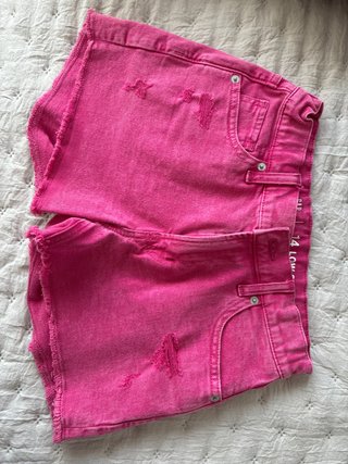 Pantalón corto vaquero rosa GAP (14 años)