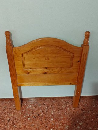 Cabecero madera pino