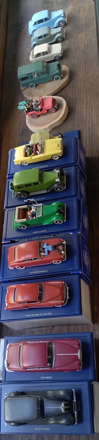 Colección Coches Aventuras de Tintín