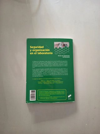 Seguridad y organización en el laboratorio, Téc...
