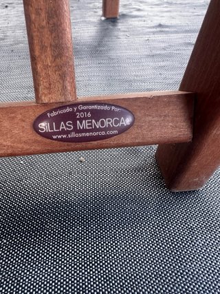 Tavolo Minorchino Pieghevole in Legno