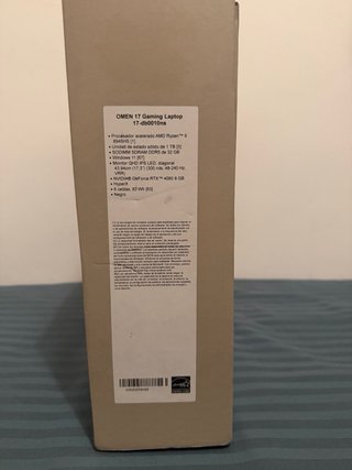 Portátil HP OMEN 17 Ryzen 9 RTX 4060 32GB RAM 1TB