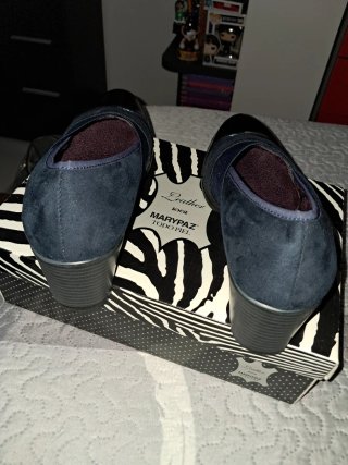 Zapatos Hualun Aote Talla 39 Azul Marino/Negro