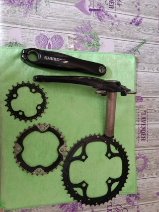 Bielas Shimano para Bicicleta