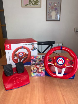 Kit Volante Mario Kart + Juego Nintendo Switch