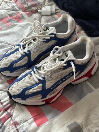 Zapatillas Lacoste Azul, Rojo, Blanco