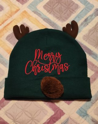 Gorro de Navidad con Reno