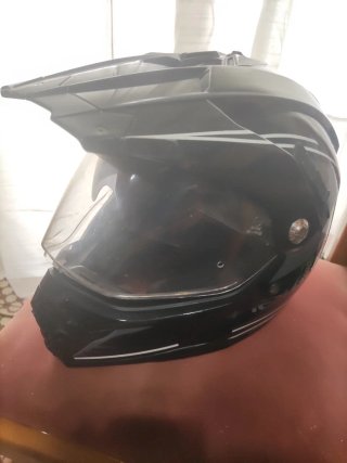 Casco de Moto Integral Negro