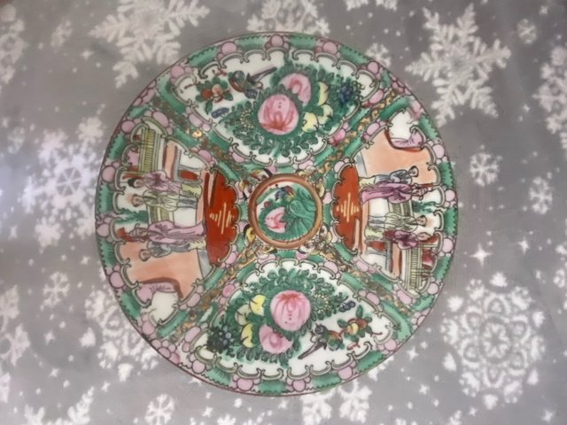 Piatto Canton Famiglia Rosa