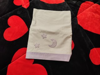 Mantita cuna luna y estrellas