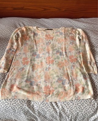Jersey flores tonos pastel