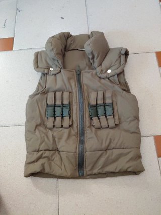 Chaleco Naruto Marrón/Verde Oliva para niños.
