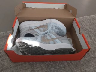 Zapatillas Nike Mujer Gris/Azul celeste.