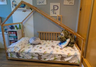 Cama Casita Montessori Madera