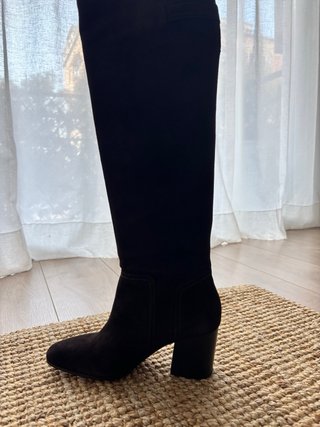 Botas Altas Massimo Dutti Negras