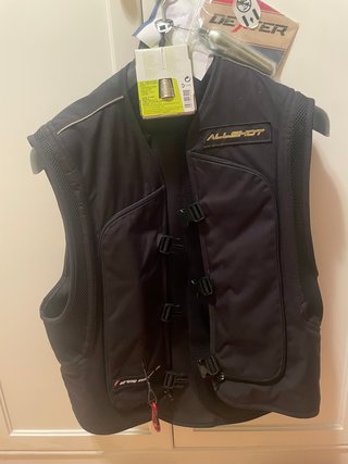 Chaleco Airbag Moto Allshot Negro