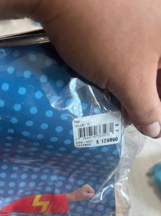 Disfraz Flash Niño Talla M