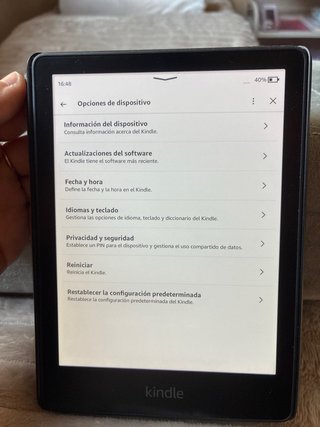 Libro electrónico Kindle