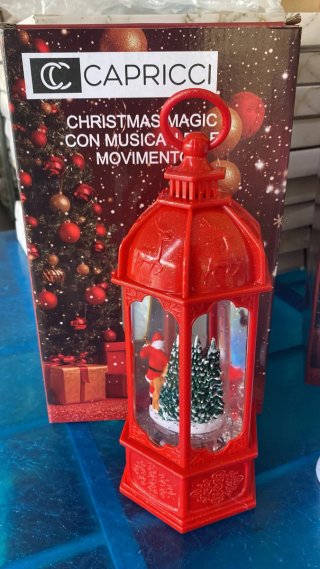 Lanterna Natale Capricci LED Musica Movimento