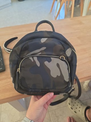 Mochila pequeña estampado militar