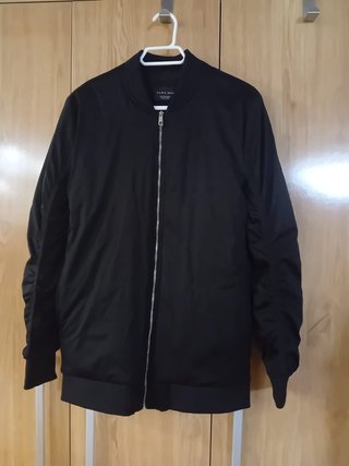 Cazadora Bomber Zara Talla S Negra