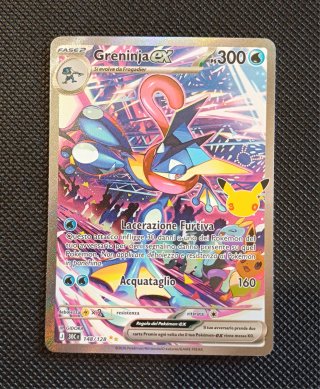 Greninja ex 148/128 - 30° Anniversario pack fresh