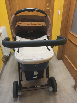 Carrito de bebé (Salamanca), chasis + capazo+silla