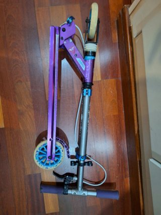 Patinete Oxelo Morado Ajustable