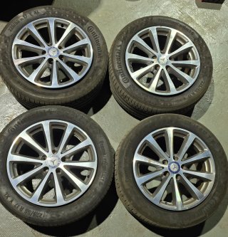4 Llantas 17" Mercedes originales con Neumáticos