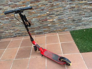 Patinete Infantil Rojo Plegable 9-14 años